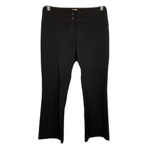 NWT Cache Pants Womens Sz 8‎ Black Bootcut Flare Dress Stretch New